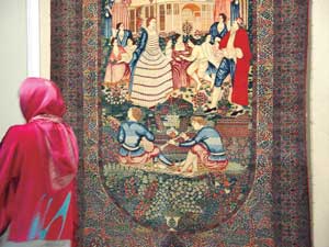 تاریخ فرش ایرانی را نمی توان فروخت