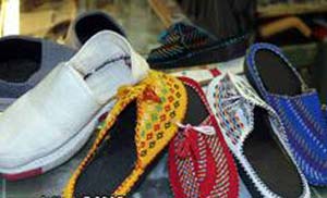 پای پوشهای سنتی گیوه , چارق