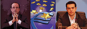 چرخش به چپ در بحران منطقه یورو