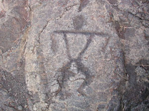 کشف بقایایی از سنگ نگارهها Petroglyphs در کوهستان های ساردو از استان کرمان