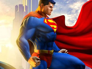 سوپرمن با شنل قرمزی وارد می شود