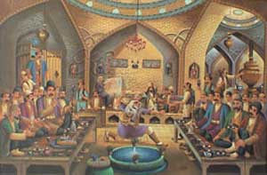 نگاهی به نقاشی قهوه خانه ای در ایران