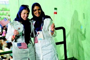 احساسات اولین دختر ورزشکار امریکائی در ایران