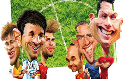 ۵ بازیکن حاشیه دار جام جهانی ۲۰۱۴