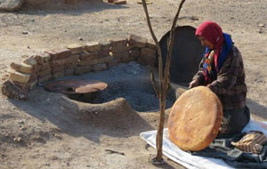 دو خانواده ایرانی در گرمترین نقطه کره زمین