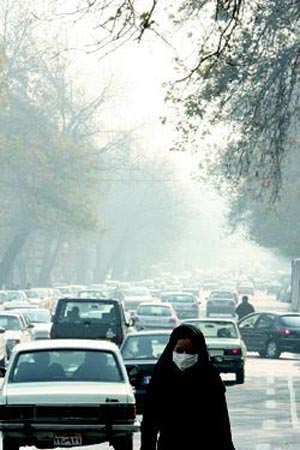 ۳ تن مونواكسیدكربن در تهران