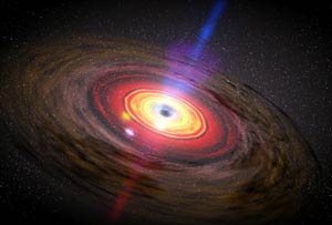 سیاهچاله سد راه شکل گیری ستارگان می شود