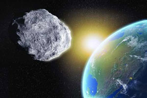نقاشی یک خرده سیارک راهی برای نجات زمین