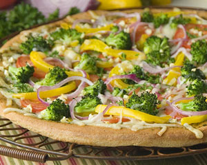 پیتزا را سبز بپزید