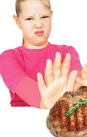 اگر فرزندتان لب به گوشت و مرغ نمی زند