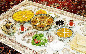 یک برنامه ی غذایی هفتگی برای سحری و افطار