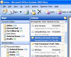 ارتقاء به ۲۰۰۳ Outlook , راهِ بدونِ بازگشت