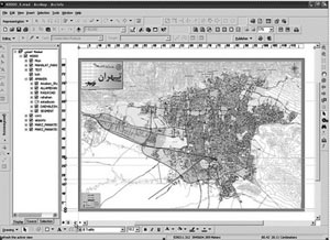 نقشه ی راهیاب تهران, تجربه ی جدید در کارتوگرافی با محیط GIS