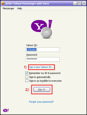 لطفاً نحوه ساخت Yahoo ID و همچنین تغییر Password را آموزش دهید