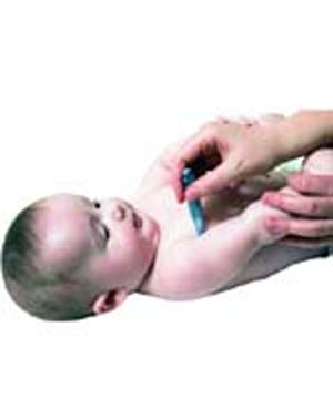 کاهش تب کودک
