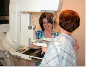 آمادگی برای ماموگرافی