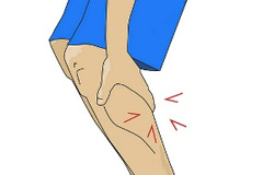 گرفتگی دردناک عضله پشت ساق پا!