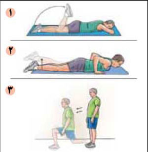حرکاتی برای تقویت عضلات پشت ران