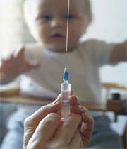 هنگام واکسیناسیون نوزاد