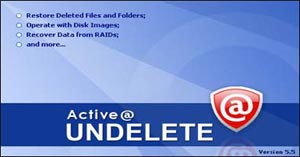 باز گردانی اطلاعات پاک شده سیستم توسط Active UNDE