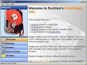 DriveImage XML نرم افزاری قوی برای پشتیبان گیری از برنامه ها