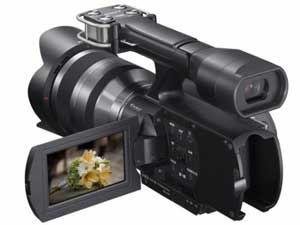 ارایه نخستین دوربین فیلم برداری سونی با فناوری: Interchangeable lens HD camcorder