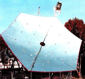 نیروگاه خورشیدی از نوع شلجمی بشقابی