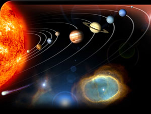 رابطه ی ریاضی فاصله ی سیارات تا خورشید