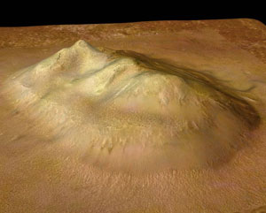اولین نمای نزدیک از چهره مریخ