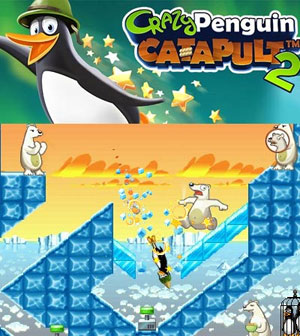 بازی پرتاب پنگوئن های دیوانه