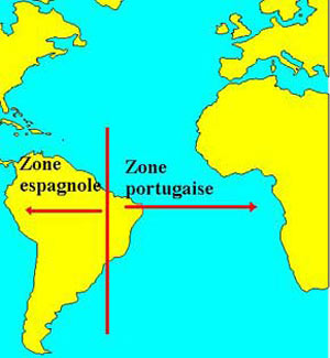 ۷ ژوئن سال ۱۴۹۴ میلادی ـ اسپانیا و پرتغال دنیا را مالک شدند