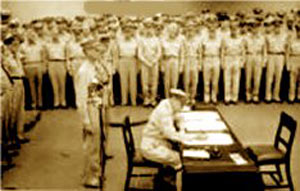 ۲ سپتامبر سال ۱۹۴۵ ـ اظهارات جالب ژنرال مک آرتور در مراسم امضای اسناد تسلیم شدن ژاپن که تحقق نیافت