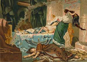 ۱۵ اوت سال ۳۰ قبل از میلاد ـ خودکشی کلئوپاترا ملکه مصر