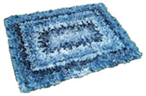 قالیچه با پارچه جین