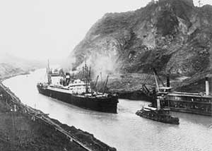 ۱۵ اوت سال ۱۹۱۴ میلادی ـ کانال پاناما افتتاح شد