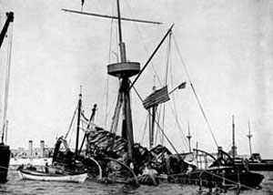 ۱۵ فوریه سال ۱۸۹۸ میلادی ـ رزمناو ماین در هاوانا منفجر شد