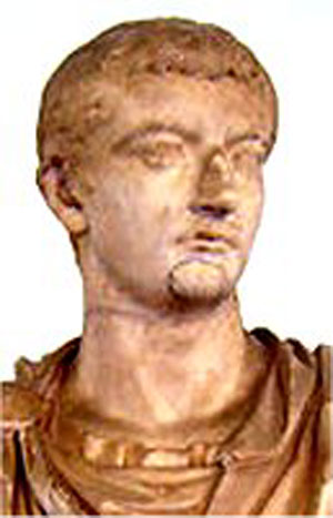 ۱۱ آوریل سال ۳۵ میلادی ـ توطئه دولت روم برضد شاه ایران و انجام کودتا در سال ۳۵ میلادی - اشاره به ترس تیبریوس از جنگ با ایران