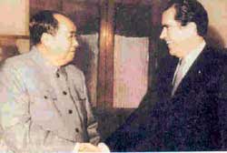 ۲۲ فوریه ۱۹۷۲ ـ ملاقات ریچارد نیکسون با مائو در پکن