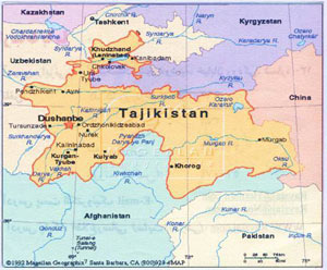 کشور فارسی زبان تاجیکستان