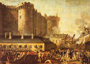 ۱۴ ژوییه سال ۱۷۸۹ میلادی ـ زندان ‌باستیل سقوط کرد