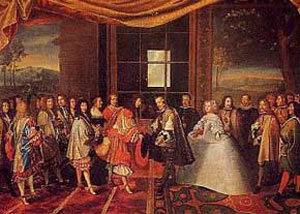 ۷ نوامبر سال ۱۶۵۹ میلادی ـ پیمان صلح فرانسه و اسپانیا