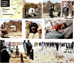 ۲۶ اوت  ۲۰۰۸ ـ بمباران روستای عزیزآباد هرات توسط «ناتو» و مرگ بیش از ۹۰ تاجیک