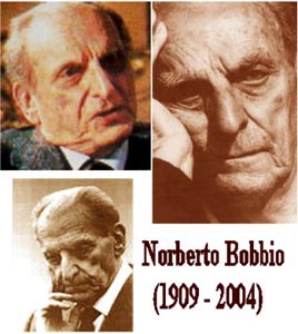 ۹ ژانویه ـ تالیفات «نوربرتو بوبیو» فیلسوف و تاریخدان معاصر ایتالیا - ادامه انحطاط انسان و زوال اصول ـ چند مثال از اخبار روز (ژانویه ۲۰۰۸)