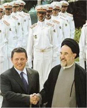 ۳ سپتامبر ۲۰۰۳ ـ پادشاه اردن در تهران!