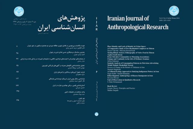 
       انسان‌شناسی شهری تهران (فراخوان انتشار شماره ویژه نشریه پژوهش‌های انسان‌شناسی ایران )