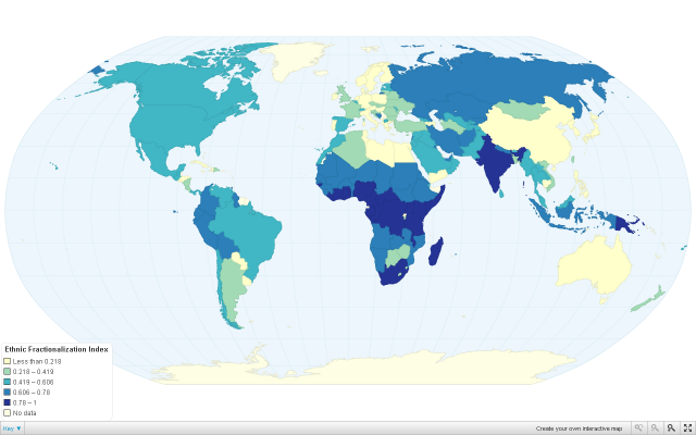 
      متکثرترین کشور دنیا کدام کشور است؟