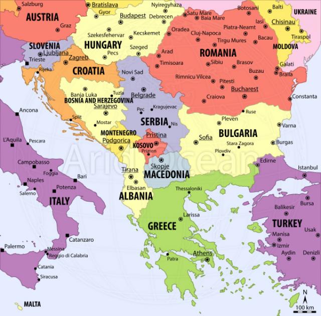 
      جمهوری های پیشین فدراسیون یوگسلاوی زیر نفوذ  شبه جزیره بالکان  منوچهر مرزبانیان (لوموند دیپلماتیک: ژوییه 2015)