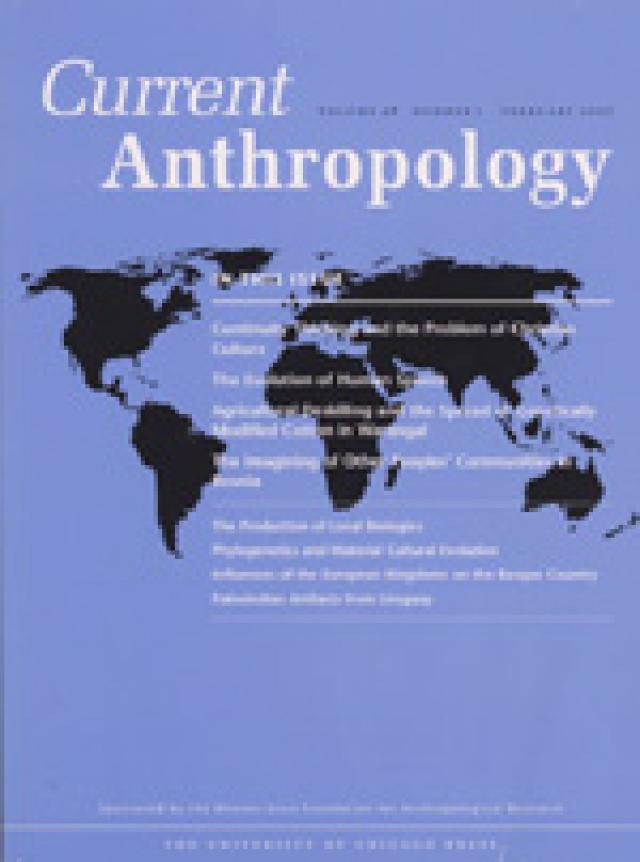 
      مجله انسان شناسی معاصر (Current Anthropology)