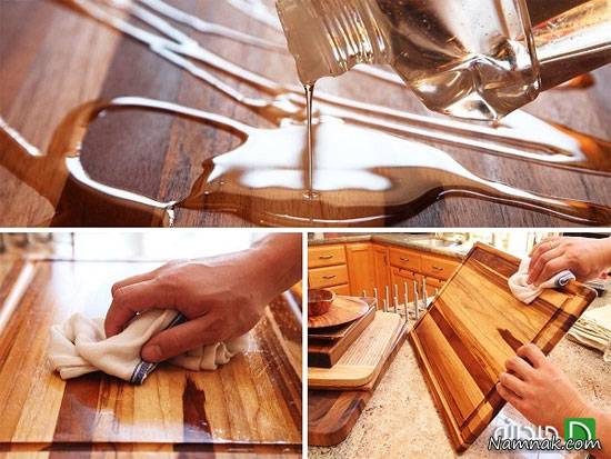 ظروف چوبی و قدیمی آشپزخانه را بازسازی و نو کنید