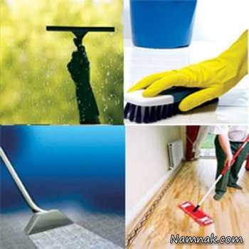تمیز کردن خانه در 7 مرحله